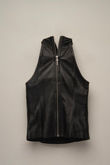 BLUSA COURO LEGITIMO GOLA ALTA CAVA ITALIANA