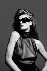 BLUSA COURO LEGITIMO GOLA ALTA CAVA ITALIANA