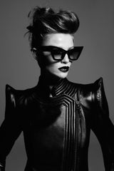 JAQUETA OMBRO CRUELLA COURO LEGITIMO