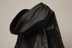 BLUSA COURO LEGITIMO GOLA ALTA CAVA ITALIANA